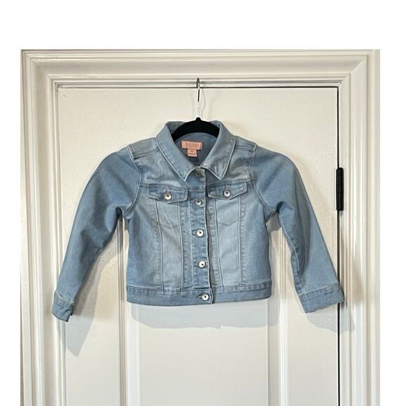 Squeeze Girls Faded Jean Jacket Size 6 - Picture 1 of 7